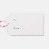 Kerstbomen, mag je dag wel lekker zijn cadeaulabel (Achterkant Horizontaal)