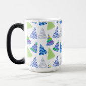 kerstbomen magische mok (Links)