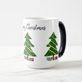 kerstbomen magische mok (Voorkant rechts)