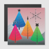Kerstbomen Magneet Kaart (Voorkant / Achterkant)