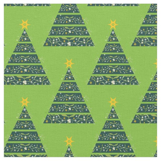 Kerstbomen maretak groene stof (Close Up)