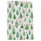 kerstbomen medium cadeauzakje (Voorkant)