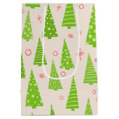 kerstbomen medium cadeauzakje (Achterkant)