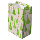 kerstbomen medium cadeauzakje (Achterkant Gekanteld)