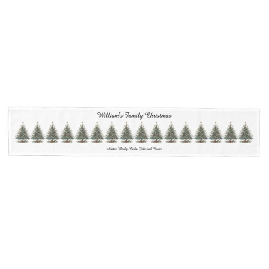 kerstbomen medium tafelloper (Horizontaal)