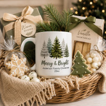 Kerstbomen Merry and Bright Familie-erfstuk