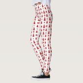 Kerstbomen met Cadeaudozen Patroon Lang Leggings (Links)