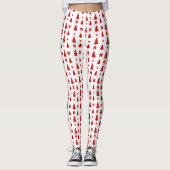 Kerstbomen met Cadeaudozen Patroon Lang Leggings (Voorkant)