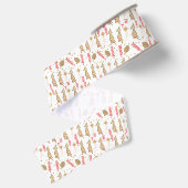 Kerstbomen met decoratief lint (Achterkant)