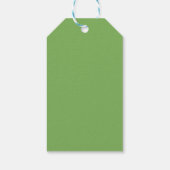 Kerstbomen met een Gril Cadeaulabel (Achterkant)