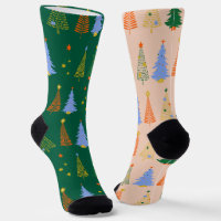 Kerstbomen met een Grilfige Roze en Groene Uitstra