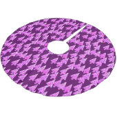 Kerstbomen met een moderne bloem - amethyst paars kerstboom rok (Gekanteld)