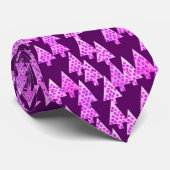 Kerstbomen met een moderne bloem - amethyst paars stropdas (Opgerold)