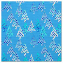 Kerstbomen met een moderne bloem - hemelsblauw