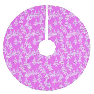 Kerstbomen met een moderne bloem - roze orchidee kerstboom rok