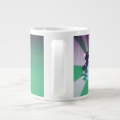 kerstbomen met groene tassen grote koffiekop (Achterkant)