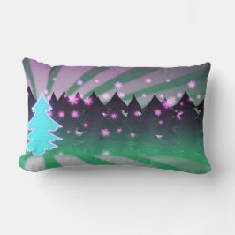 kerstbomen met groene tassen kussen