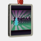 kerstbomen met groene tassen metalen ornament (Rechts)