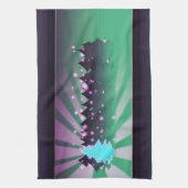 kerstbomen met groene tassen theedoek (Verticaal)