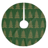 kerstbomen met kerstboomrokken kerstboom rok (Voorkant)