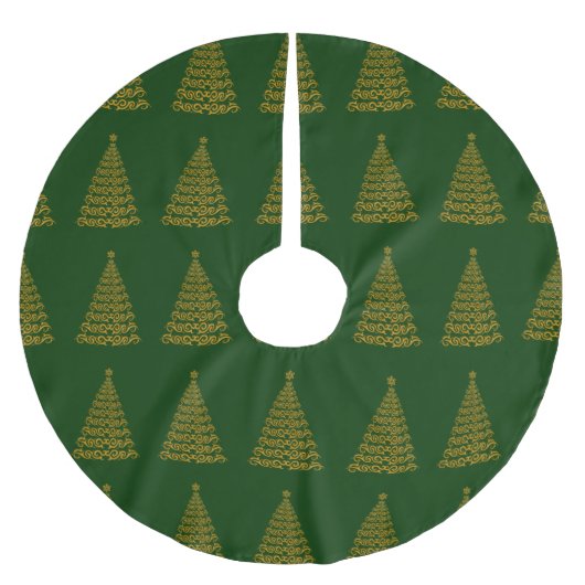 kerstbomen met kerstboomrokken kerstboom rok (Voorkant)