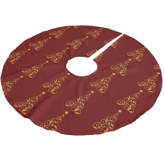 kerstbomen met kerstboomrokken kerstboom rok (Gekanteld)