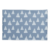 Kerstbomen met kralen snaren patroon kussensloop (Achterkant)