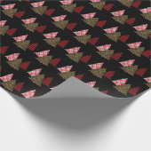 Kerstbomen met motief cadeaupapier (Hoek)