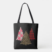 Kerstbomen met motief tote bag (Achterkant)