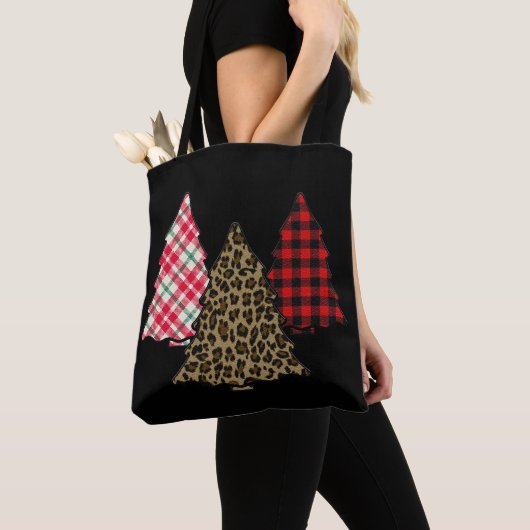 Kerstbomen met motief tote bag (Dichtbij)