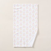 Kerstbomen met Regenboog Bad Handdoek (Handdoek)