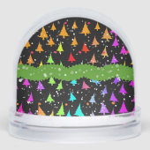 Kerstbomen met Regenboog Sneeuwbol (Voorkant)
