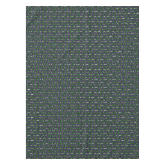 Kerstbomen met sterren op Custom Blue Tafelkleed (Voorkant)