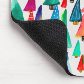 kerstbomen met waterverf muismat (Hoek)