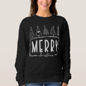 Kerstbomen| Minimalistische Feestdagen Trui (Voorkant)