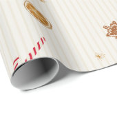 kerstbomen, ontbijtkoek, snoepsnoep cadeaupapier (Rol Hoek)