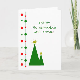 Kerstbomen ontwerpen schoonmoeder kerst feestdagen kaart