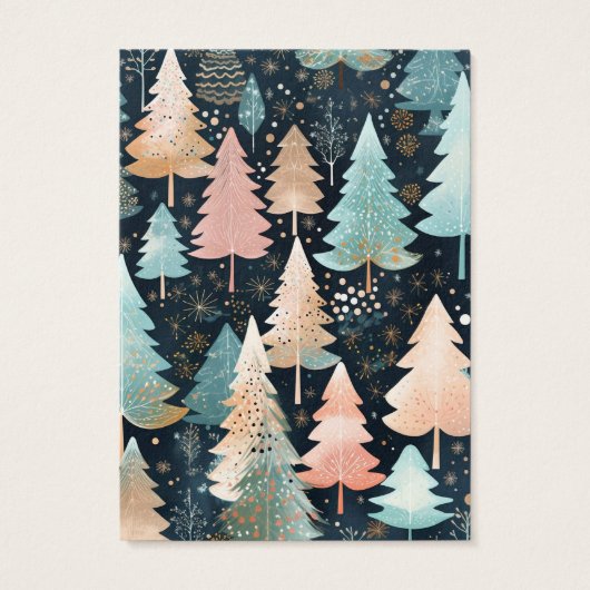 Kerstbomen Oorbel Display Kaart (Achterkant)