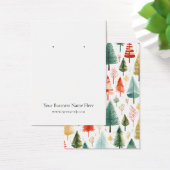 Kerstbomen Oorbel Display Kaart (Bureau)