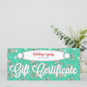 Kerstbomen op Munt - Eigen cadeaubon (Staand voorkant)