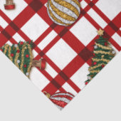 Kerstbomen Ornamenten Goud Zilver Kerst Tissuepapier (Detail)