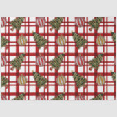 Kerstbomen Ornamenten Goud Zilver Kerst Tissuepapier (Voorkant)