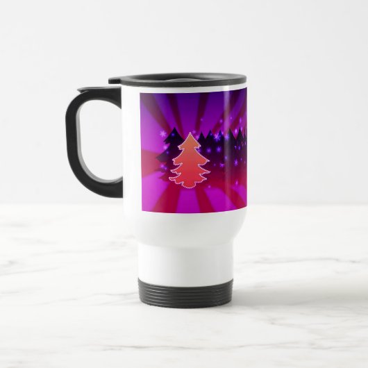 kerstbomen, Paars Reisbeker (Links)