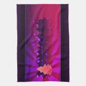 kerstbomen, Paars Theedoek (Verticaal)