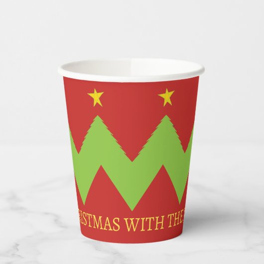 kerstbomen papieren bekers (Links)