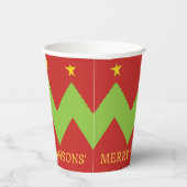 kerstbomen papieren bekers (Rechts)