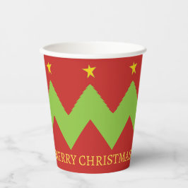 kerstbomen papieren bekers