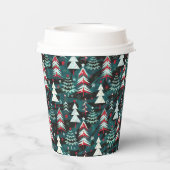 kerstbomen. papieren bekers (Achterkant)