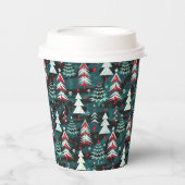 kerstbomen. papieren bekers (Voorkant)
