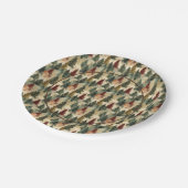 kerstbomen papieren bordje (Gekanteld)